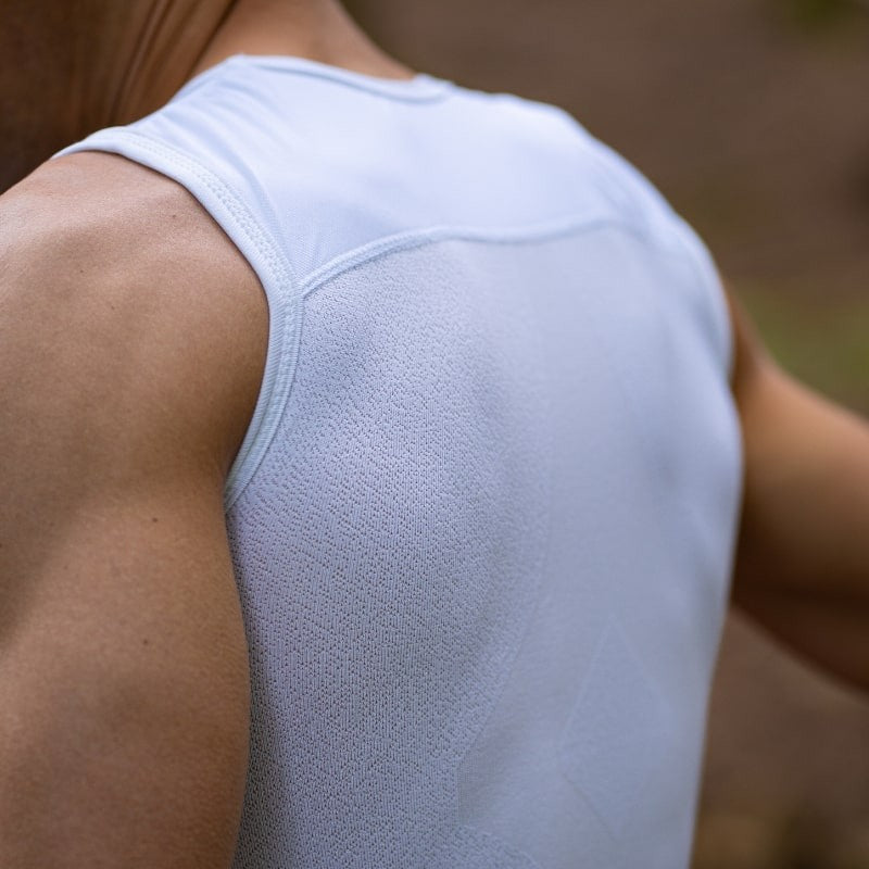Maglia intima senza maniche Biotex Antivento Seamless - Bianco - P