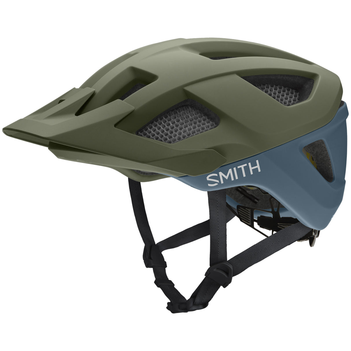 Casco Smith Session Mips - Verde grigio - C