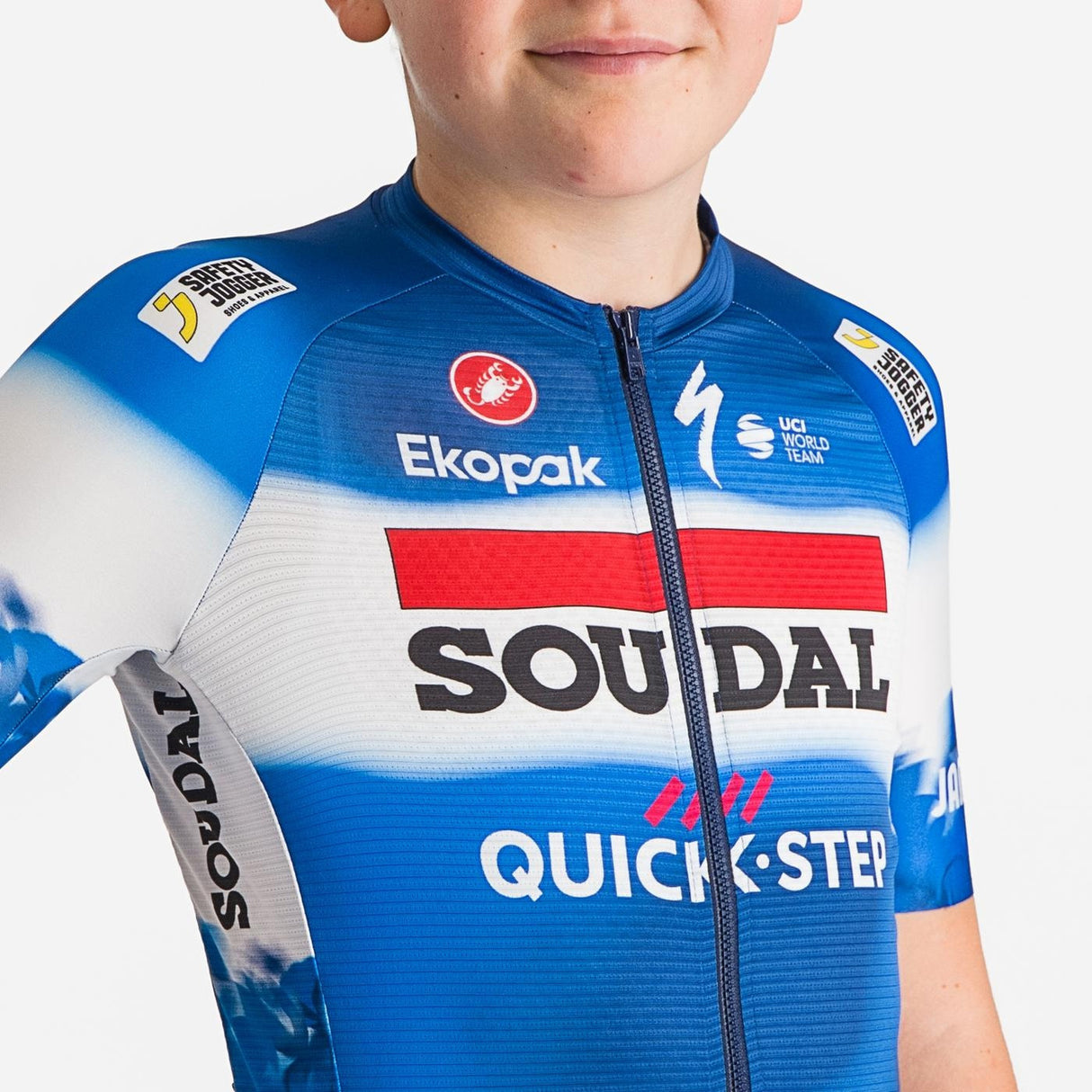Maglia bambino Castelli Soudal Quick-Step 2024 Aero - L