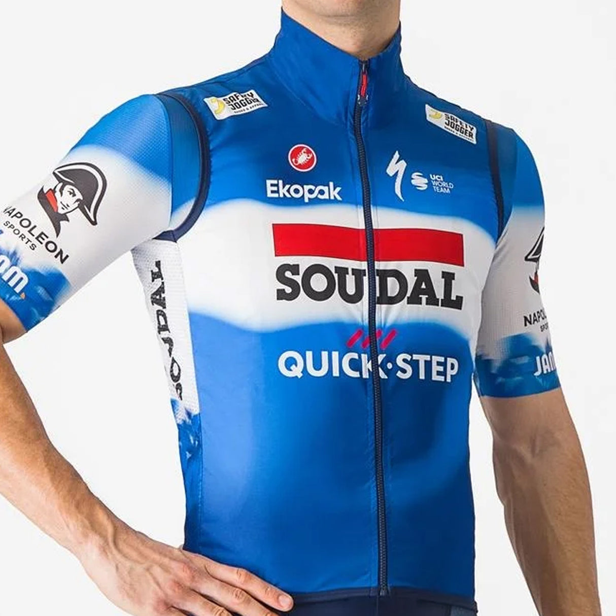 Gilet Castelli Soudal Quick-Step 2024 Pro Light Wind - E