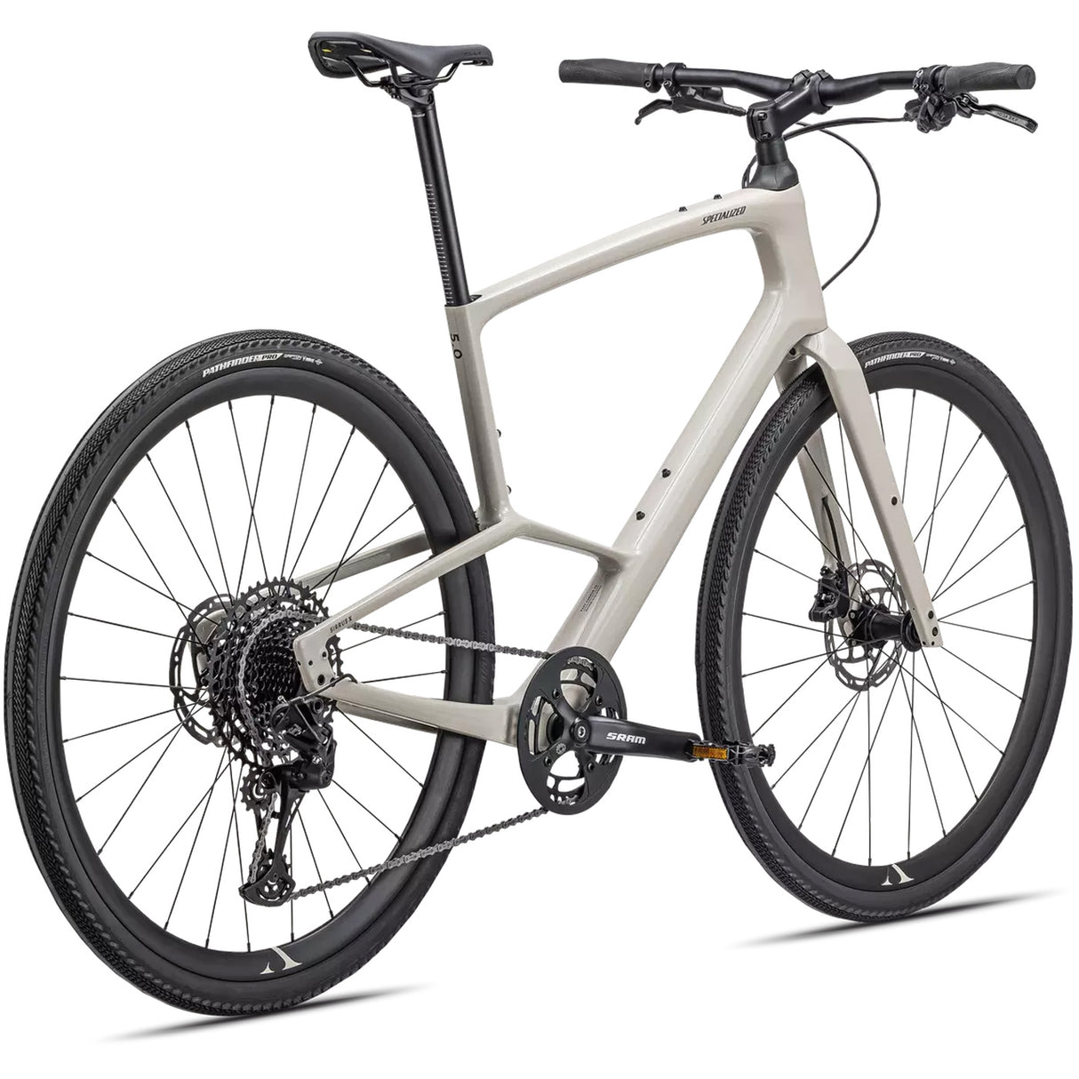Specialized Sirrus X 5.0 Carbon - Bianco - F
