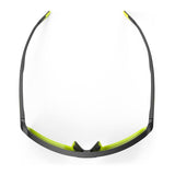 Occhiali Rudy Spinshield - Black fade yellow fluo smoke - L