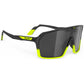 Gafas Rudy Project Spinshield - Negro degradado amarillo fluorescente humo