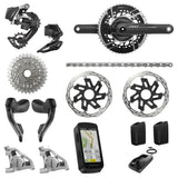 Gruppo SRAM RED AXS E1 Hammerhead 10/30T - 50/37D Power Meter - F