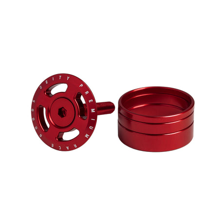 Tappo serie sterzo Deity Crosshair - Rosso - H