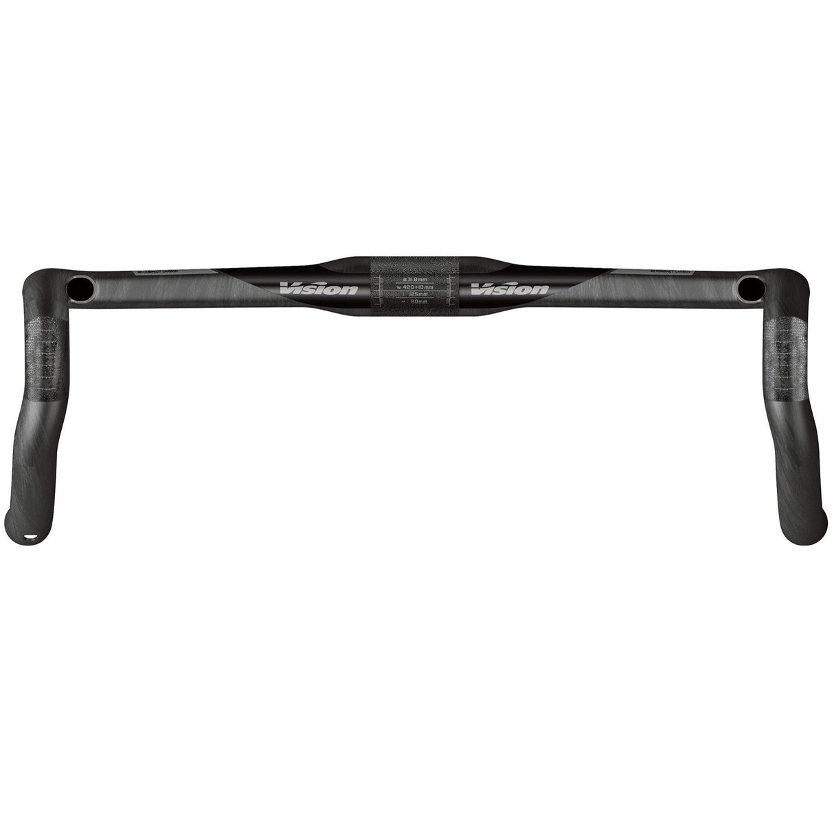 Manubrio Vision Trimax Carbon Aero ACR - Nero grigio - N