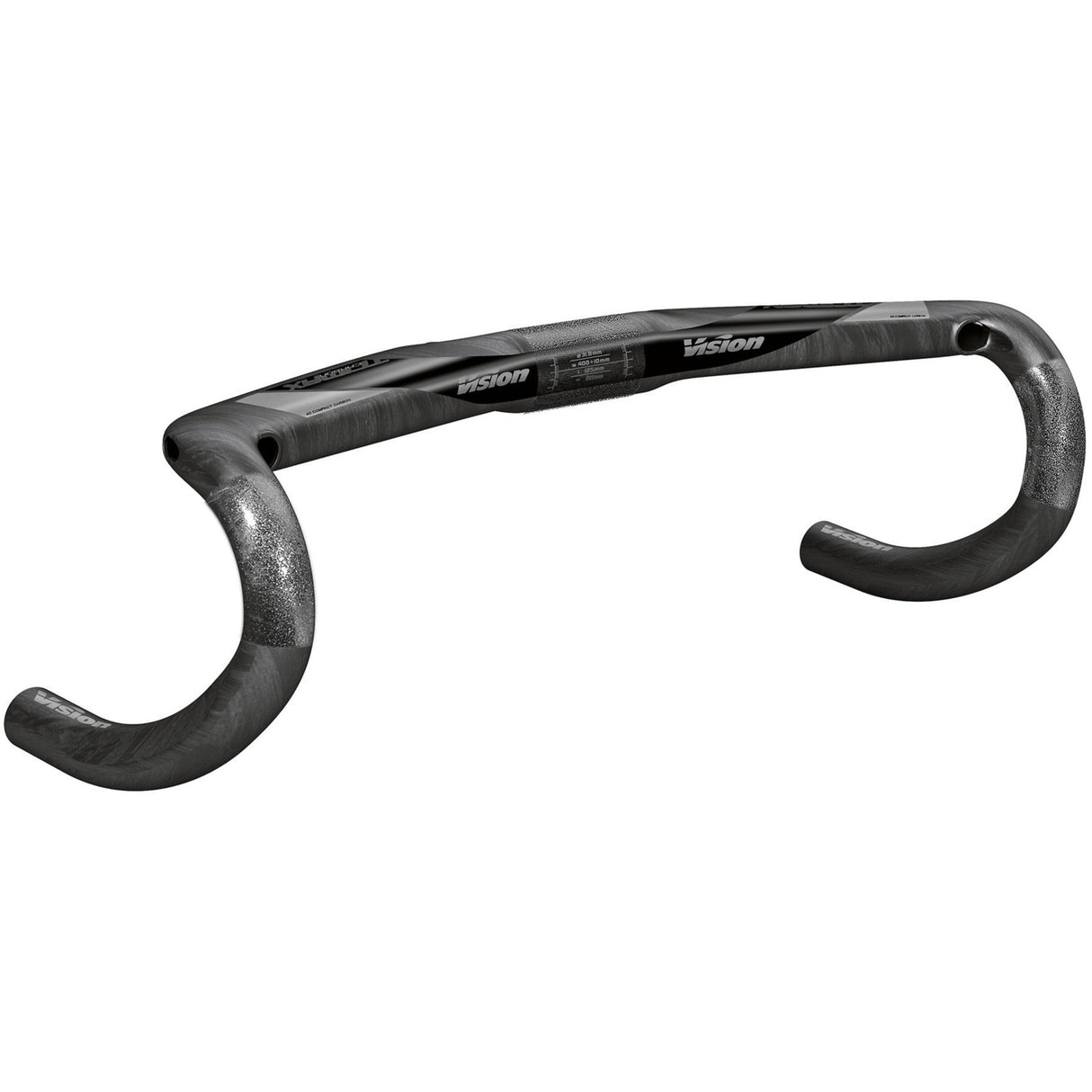 Manubrio Vision Trimax Carbon Aero ACR - Nero grigio - L