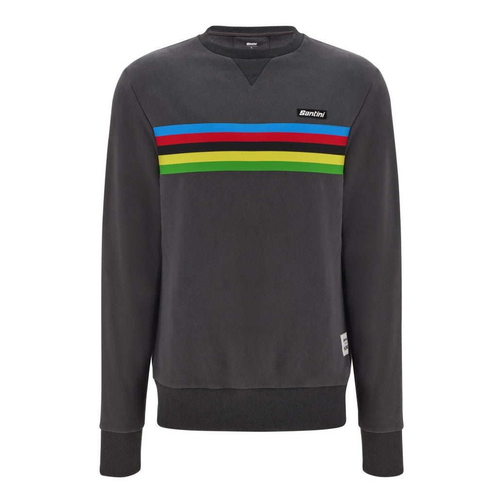 Felpa Santini UCI World Champion - Grigio - H