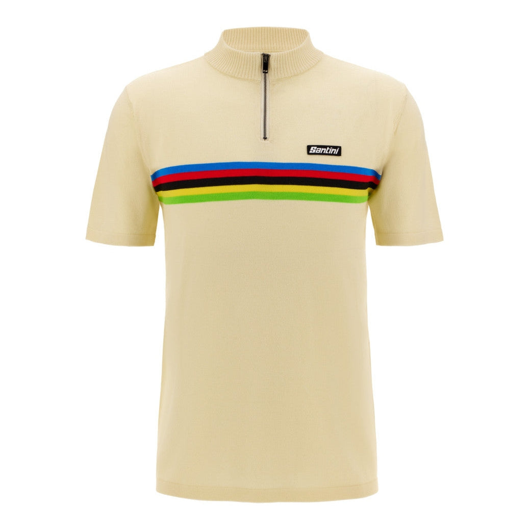 Polo Santini UCI World Champion - Bianco - E