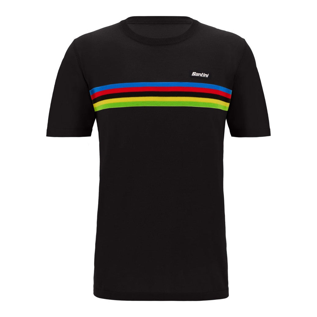 T-Shirt Santini UCI World Champion - Nero - A
