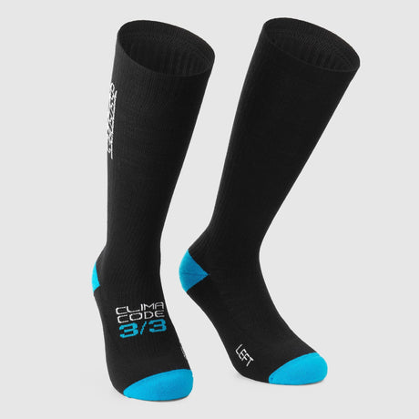 Calze Assos Ultraz Winter FUGU - Nero - L