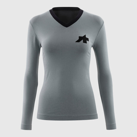 Maglia donna Assos maniche lunghe Tactica Tech T5 - Grigio - E