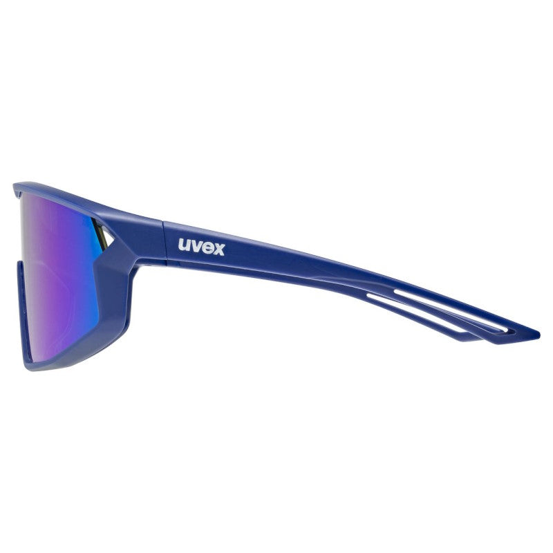Occhiali Bambino Uvex Skyryse - Blue matt Mirror green - B