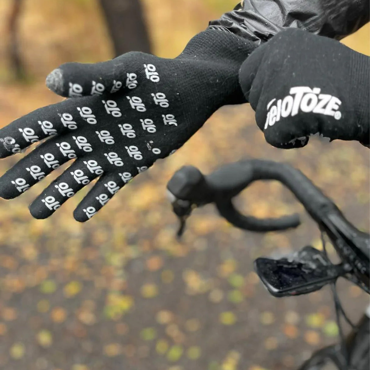 Guanti Velotoze Knitted Waterproof - Nero - C