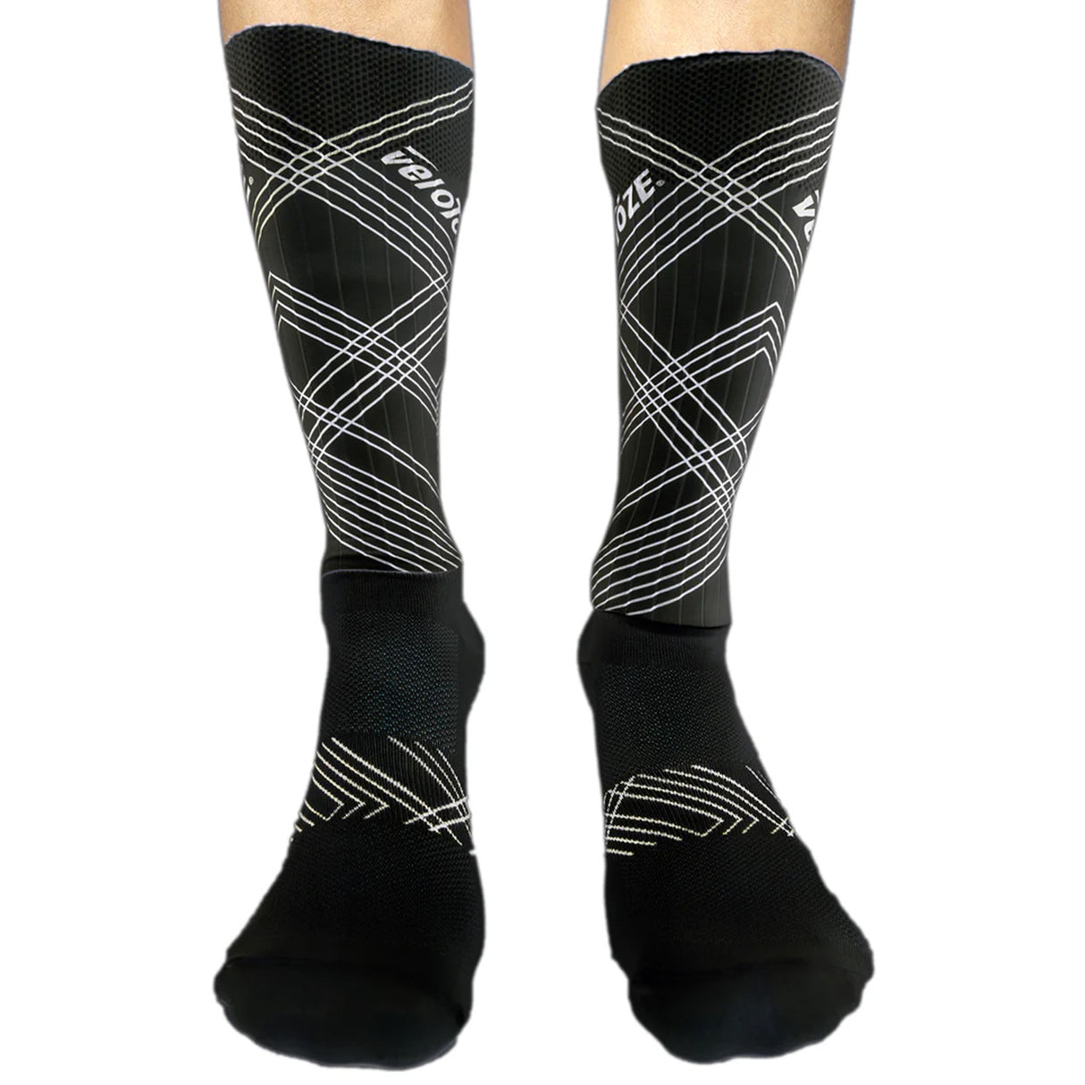 Calze VeloToze Aero Extra Tall - Nero - Q