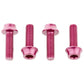 WolfTooth Aluminum Bottle Cage Bolts - Pink 