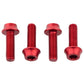 WolfTooth Aluminum Bottle Cage Bolts - Red 