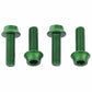 WolfTooth Aluminum Bottle Cage Bolts - Green 