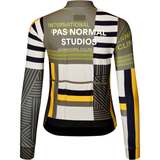 Jersey women's long sleeve Pas Normal Studios Mechanism AOP International - Beige