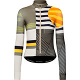 Jersey women's long sleeve Pas Normal Studios Mechanism AOP International - Beige