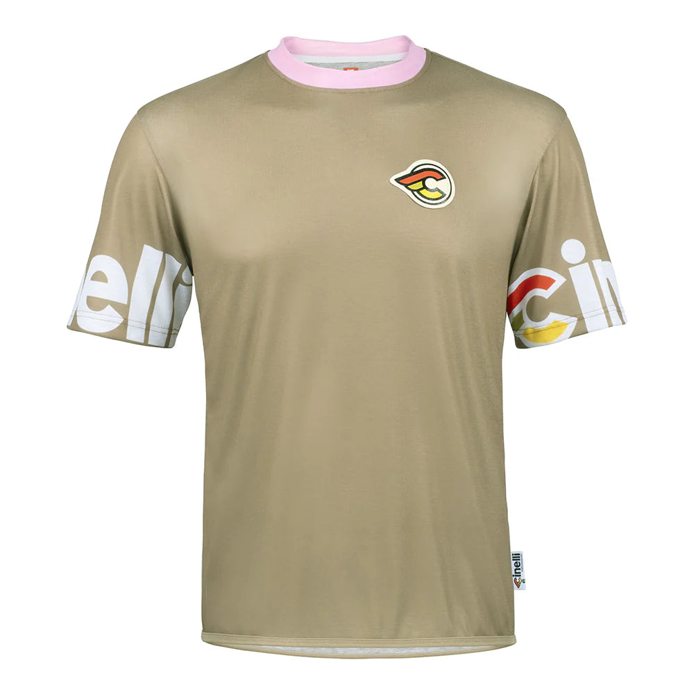 T-Shirt Cinelli Gravel - Verde - G