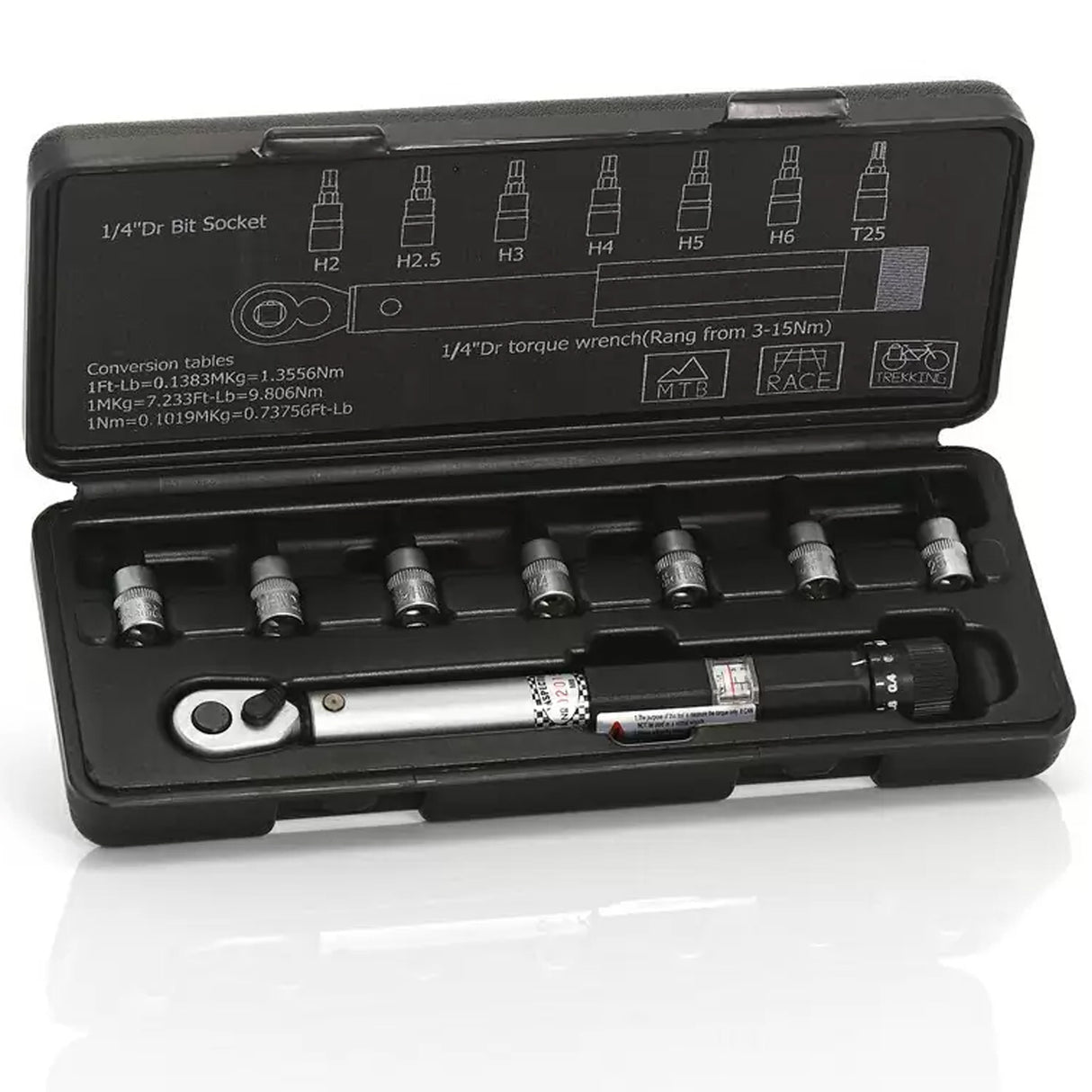Chiave dinamometrica XLC Dr Torque 3-15 Nm - E