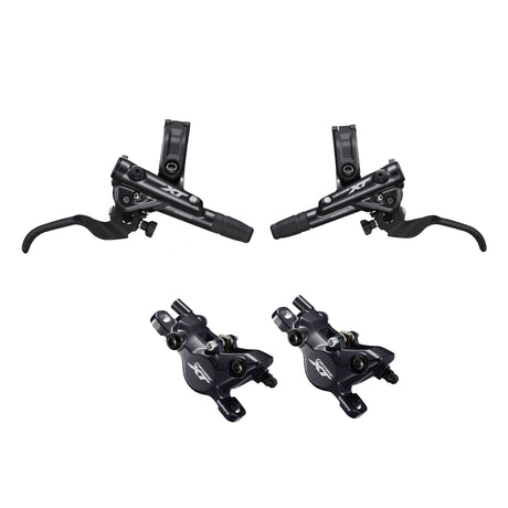 Coppia freni a disco idraulico Shimano Deore XT BL-M8100 + BR-M8100 - E