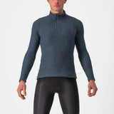 Maglia intima maniche lunghe Castelli Cold Days 2nd Layer - Blu - A