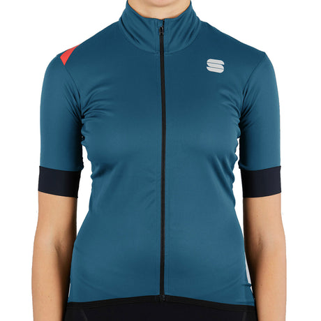 Maglia donna Sportful Fiandre Light Norain - Blu verde