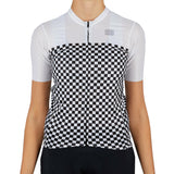 Maglia donna Sportful Checkmate - Bianco