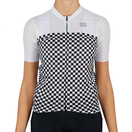 Maglia donna Sportful Checkmate - Bianco