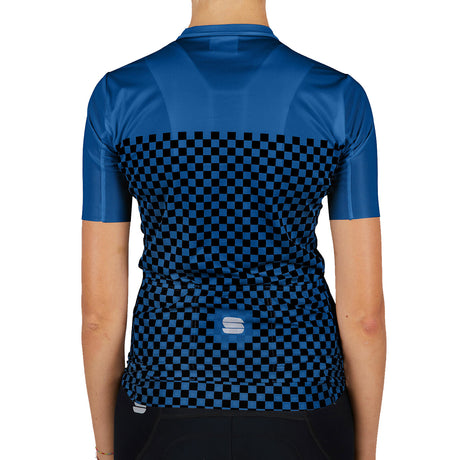 Maglia donna Sportful Checkmate - Blu