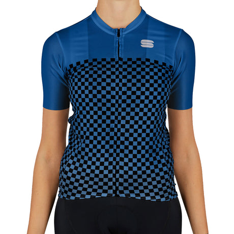 Maglia donna Sportful Checkmate - Blu