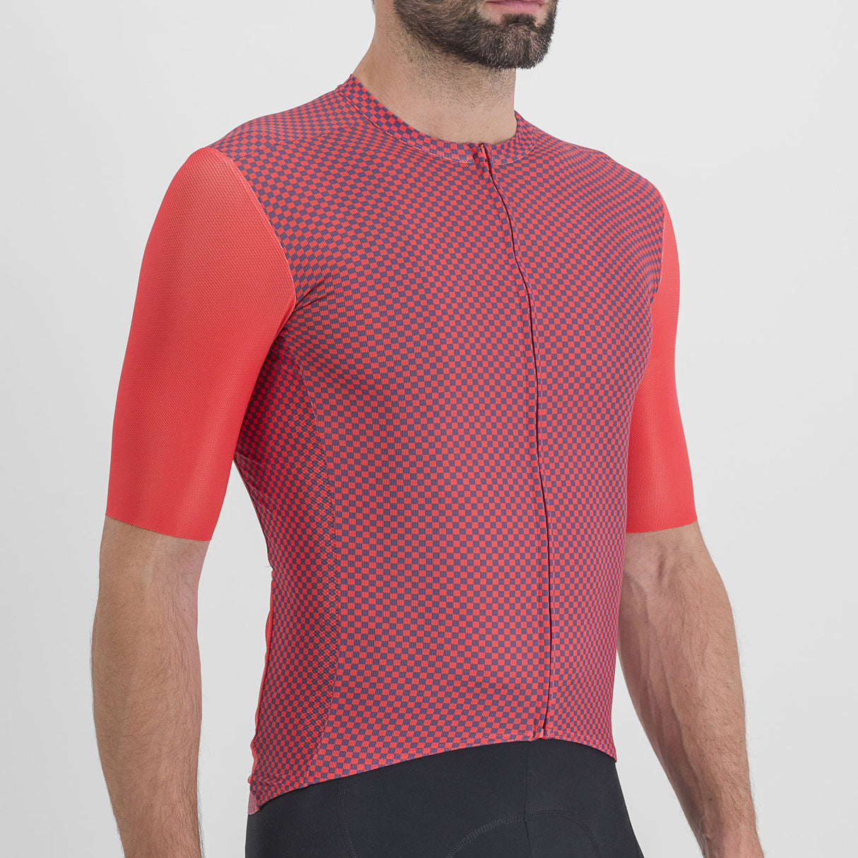 Maglia Sportful Checkmate - Rosso viola - M