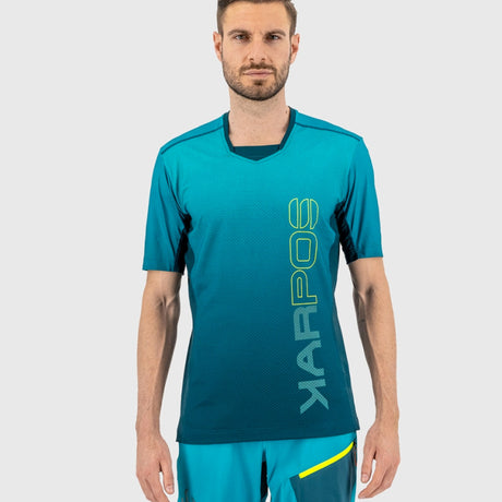 Maglia Karpos Verve Tee - Azzurro giallo - A