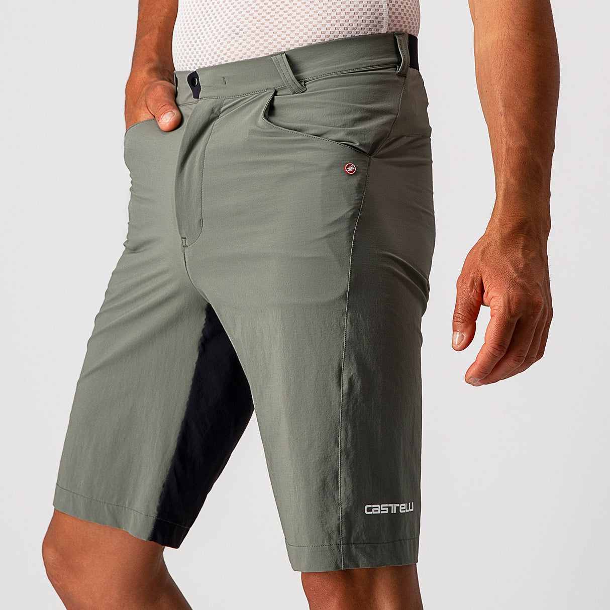 Pantaloncini Castelli Unlimited - Grigio - D