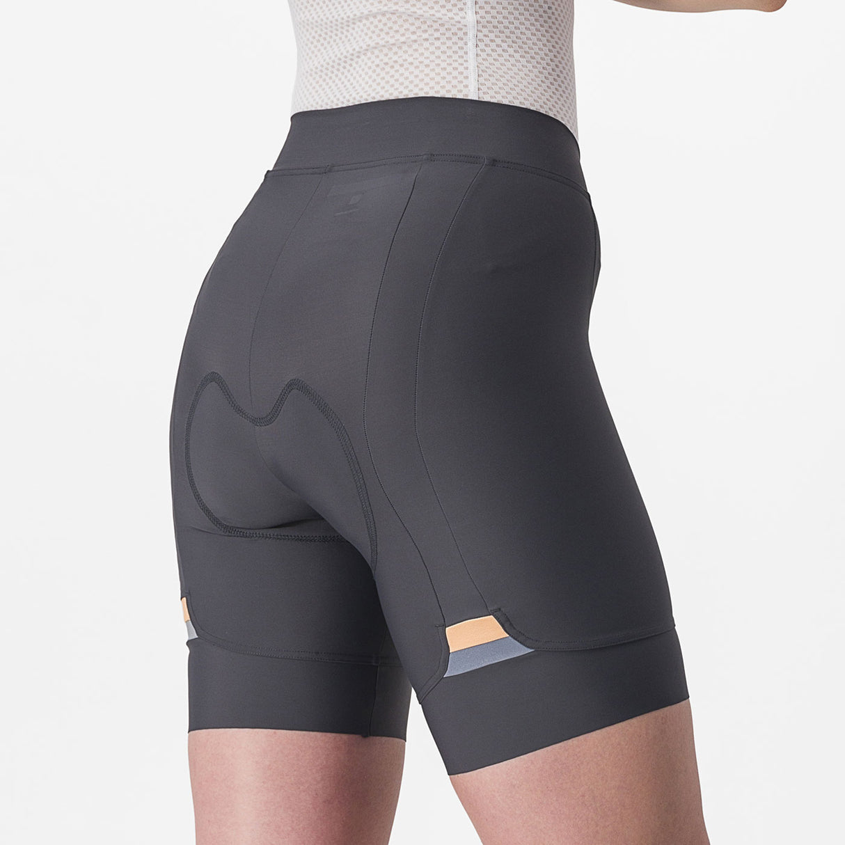 Pantaloncini donna Castelli Prima - Grigio arancio - Q