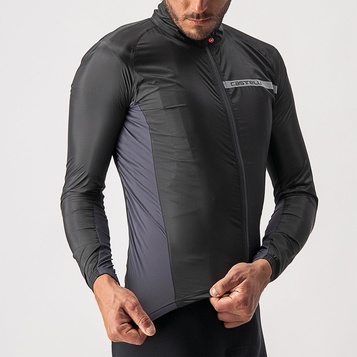 Mantellina Castelli Squadra Stretch - Nero - N