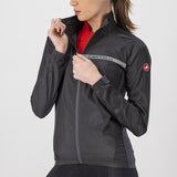 Mantellina Donna Castelli Squadra Stretch - Nero - E