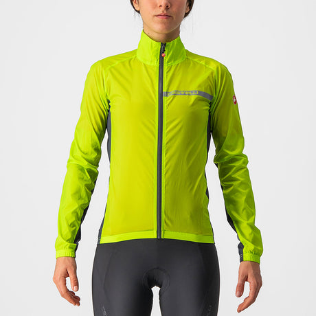 Mantellina donna Castelli Squadra Stretch - Verde - Q