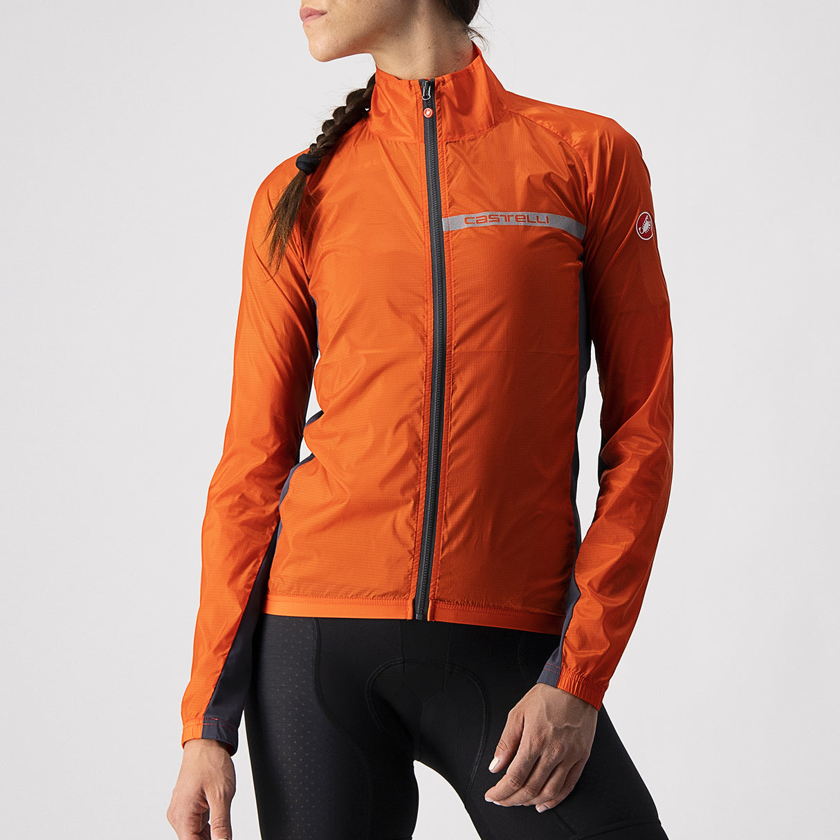 Mantellina Donna Castelli Squadra Stretch - Rosso - P