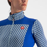 Maglia maniche lunghe donna Castelli Sfida 2 - Blu - O