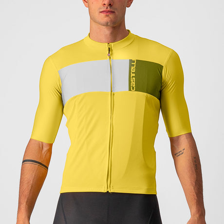 Maglia Castelli Prologo 7 - Giallo bianco - Q