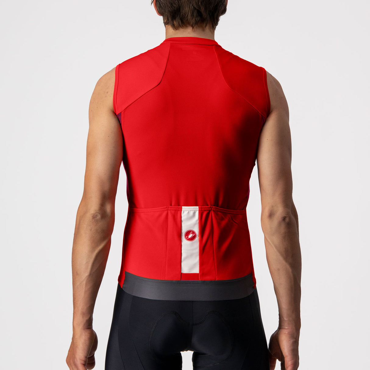 Maglia senza maniche Castelli Entrata 6 - Rosso scuro - B