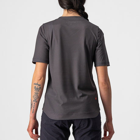 Maglia donna Castelli Trail Tech - Grigio - P