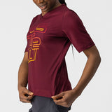 Maglia donna Castelli Trail Tech - Bordeaux - H