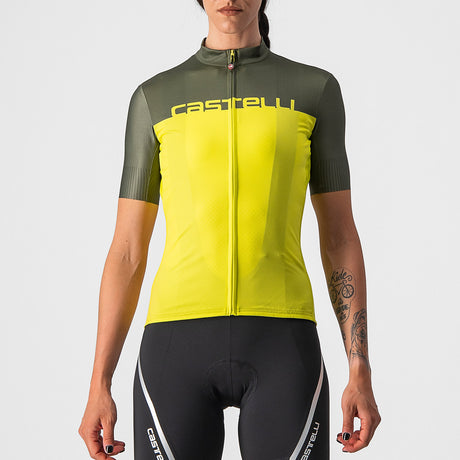 Maglia donna Castelli Velocissima - Giallo - H