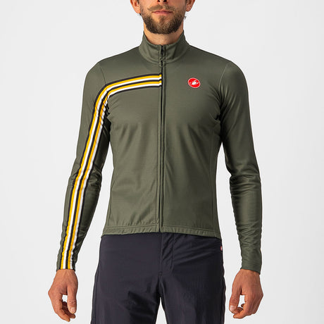 Maglia maniche lunghe Castelli Unlimited Thermal - Verde - E