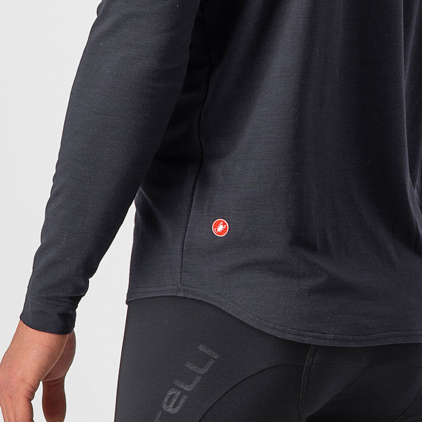 Maglia maniche lunghe Castelli Unlimited Merino - Nero - P