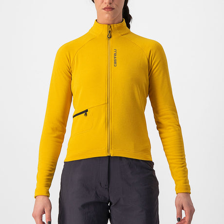 Maglia maniche lunghe donna Castelli Unlimited Trail - Giallo - Q